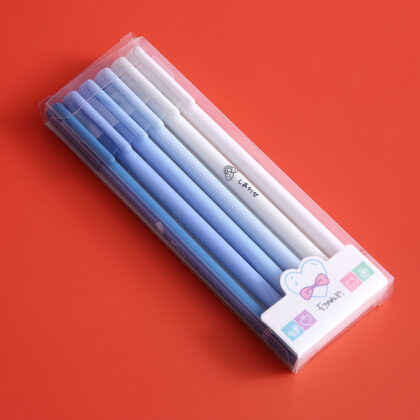 6Pcs/set Cute 0.5mm Morandi Color Gel Pe