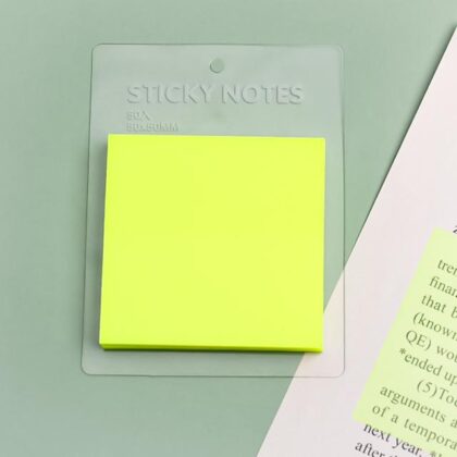50 Sheets Bright Color Transparent Stick
