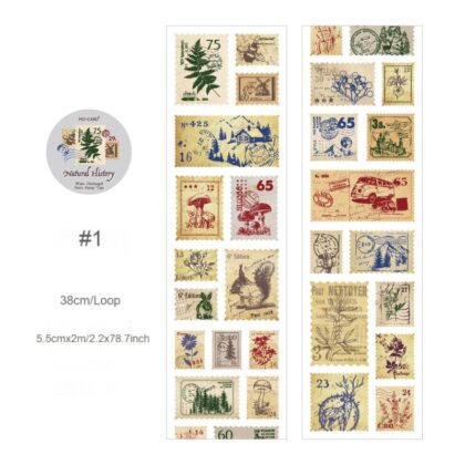 Stamp Paper Tape Natural Post Office Ser