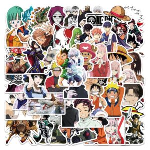 50Pcs Naruto Demon Slayer Anime Cartoon